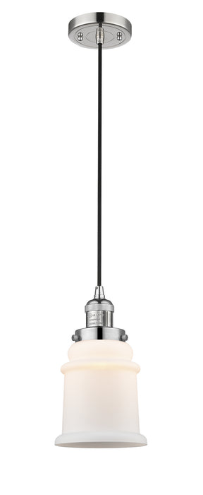 Innovations 201C-PN-G181 One Light Mini Pendant, Polished Nickel