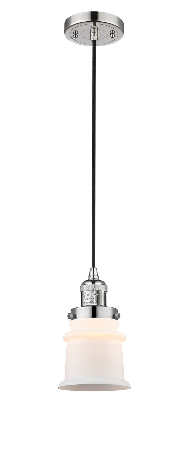 Innovations 201C-PN-G181S-LED LED Mini Pendant, Polished Nickel