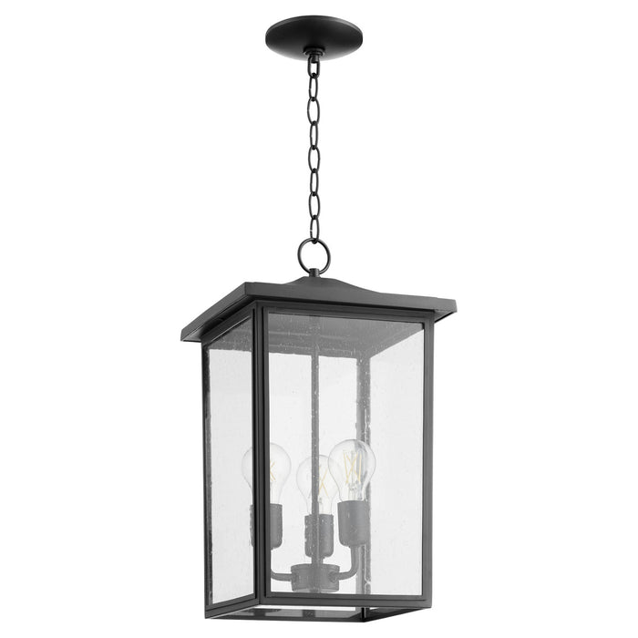 Quorum 723-11-69 Three Light Pendant, Textured Black