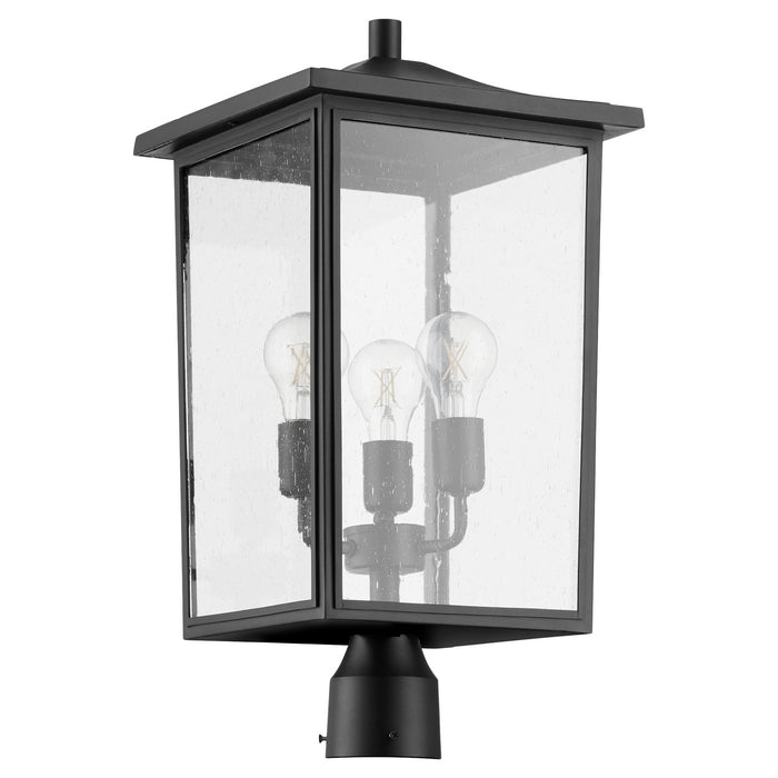 Quorum 724-11-69 Three Light Post Mount, Textured Black