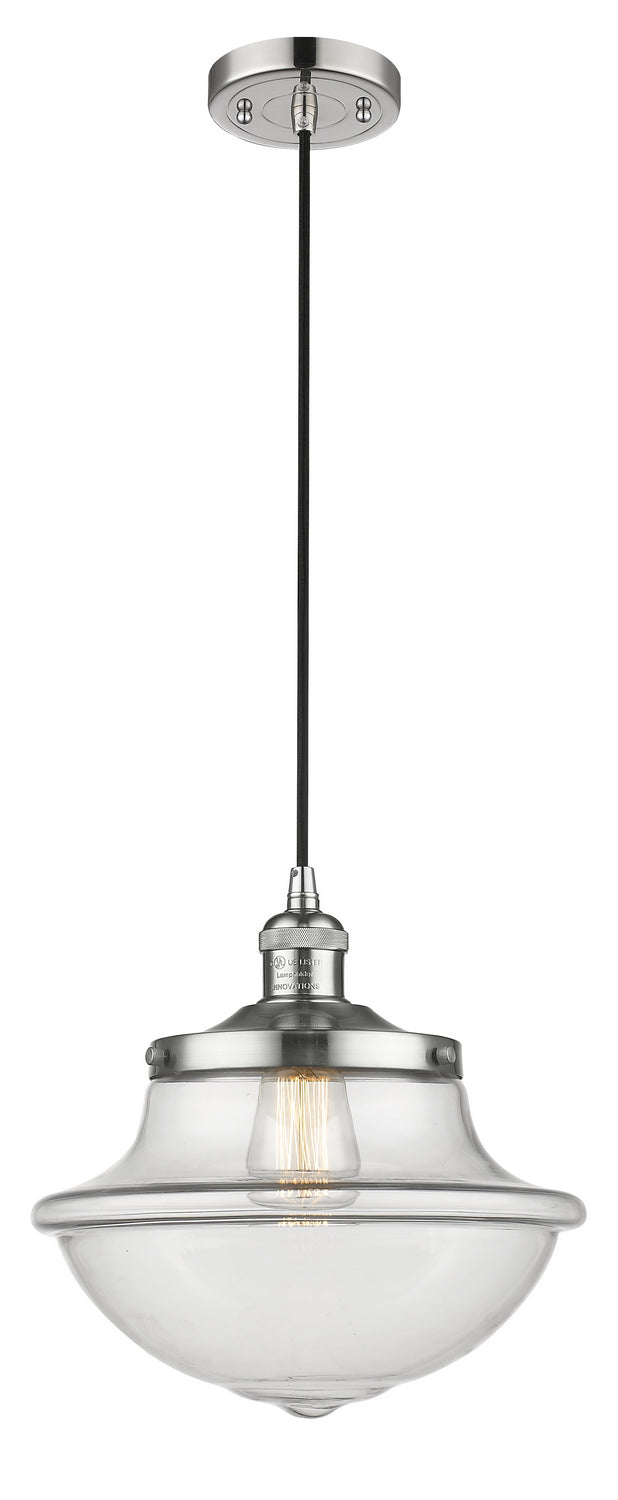 Innovations 201C-PN-G542 One Light Mini Pendant, Polished Nickel