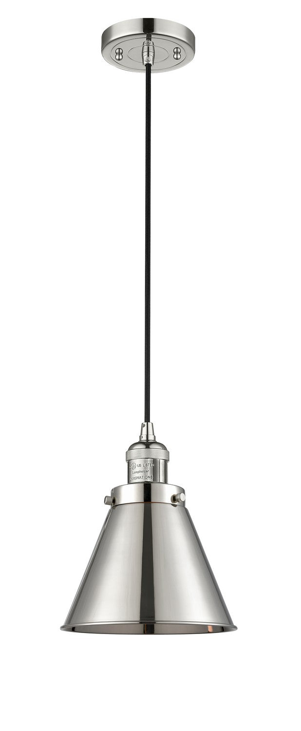 Innovations 201C-PN-M13-PN-LED LED Mini Pendant, Polished Nickel