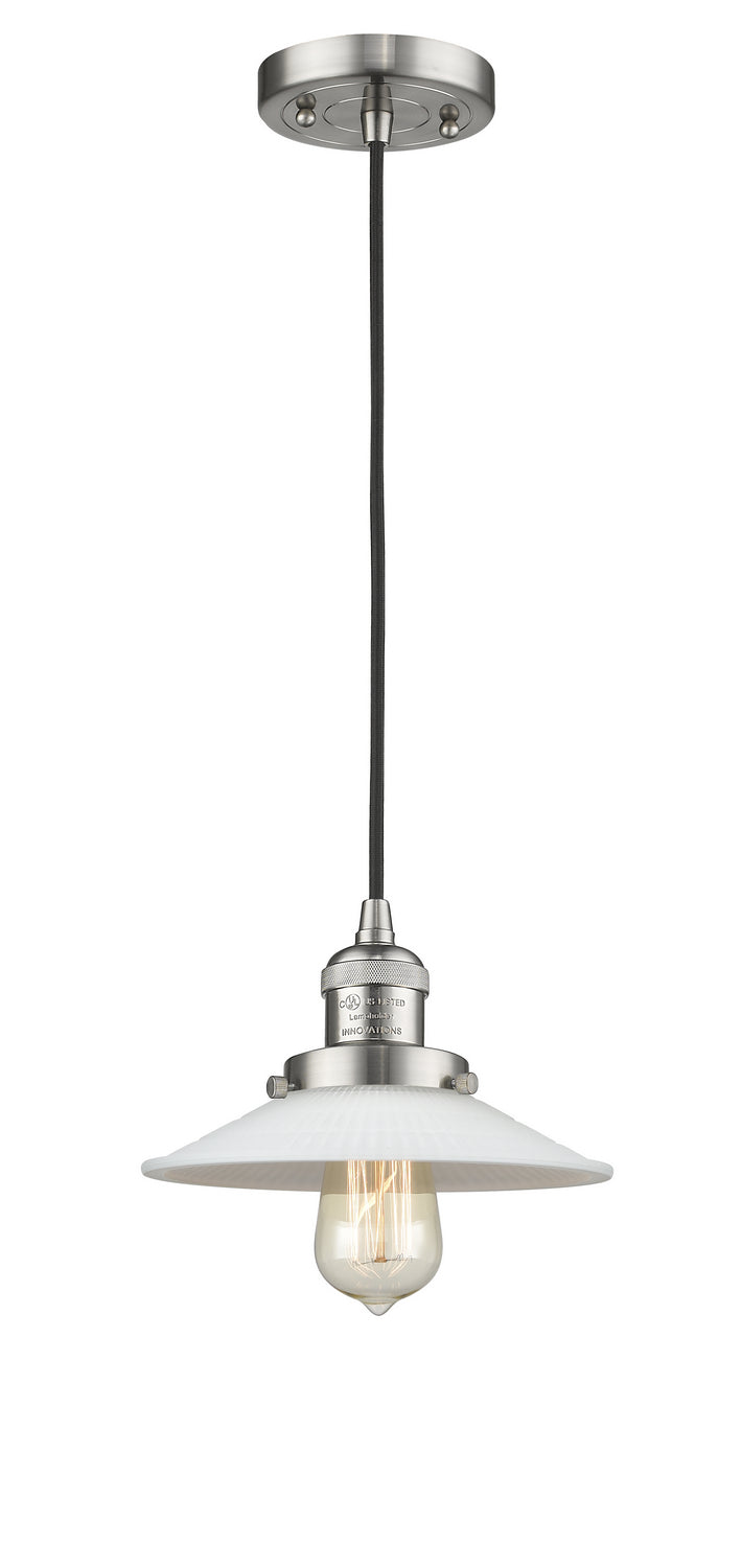 Innovations 201C-SN-G1 One Light Mini Pendant, Brushed Satin Nickel