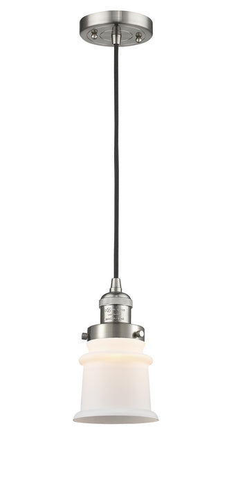 Innovations 201C-SN-G181S One Light Mini Pendant, Brushed Satin Nickel