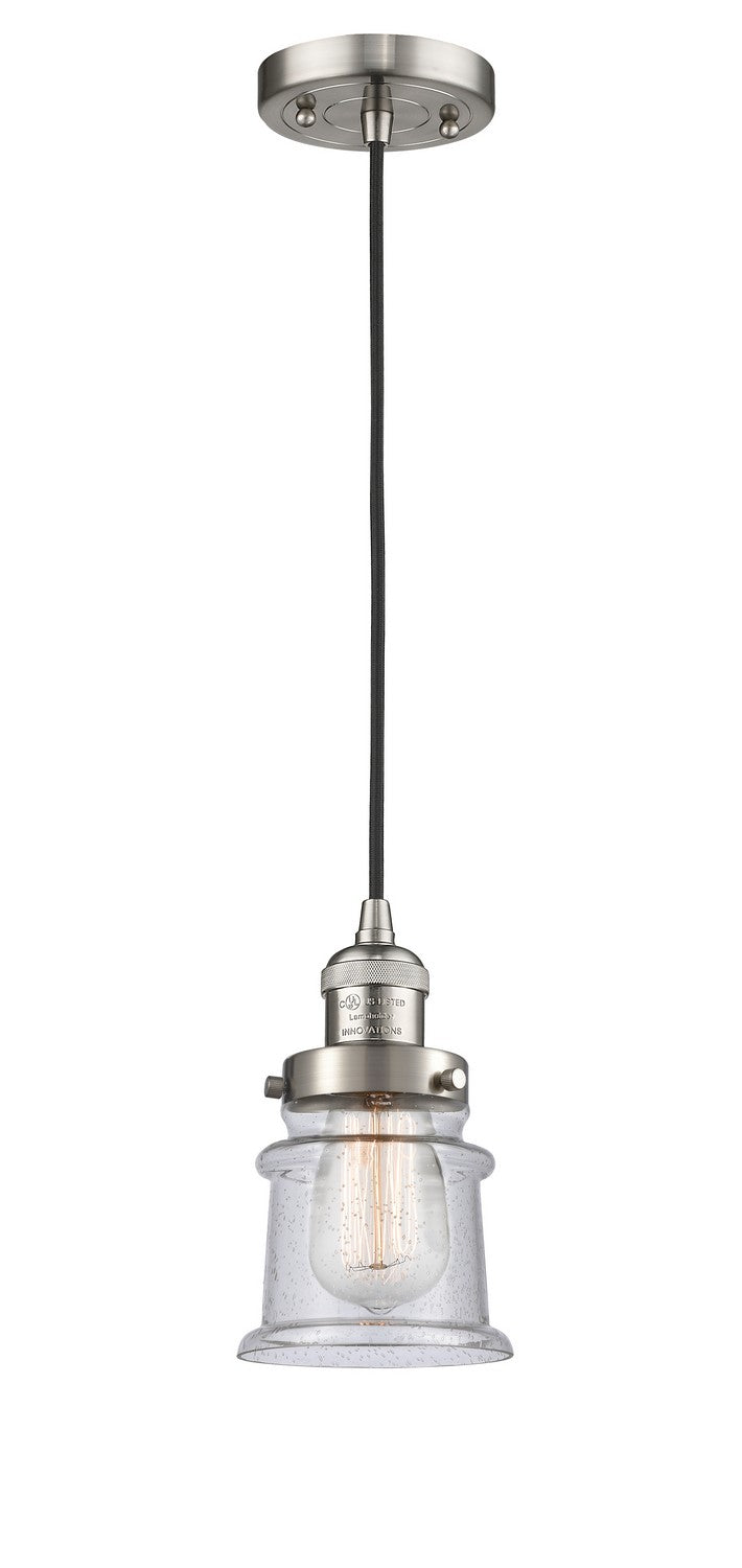 Innovations 201C-SN-G184S-LED LED Mini Pendant, Brushed Satin Nickel