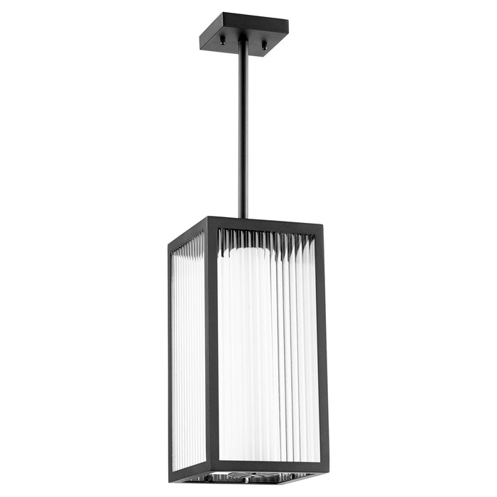 Quorum 9718-7-69 LED Pendant, Textured Black