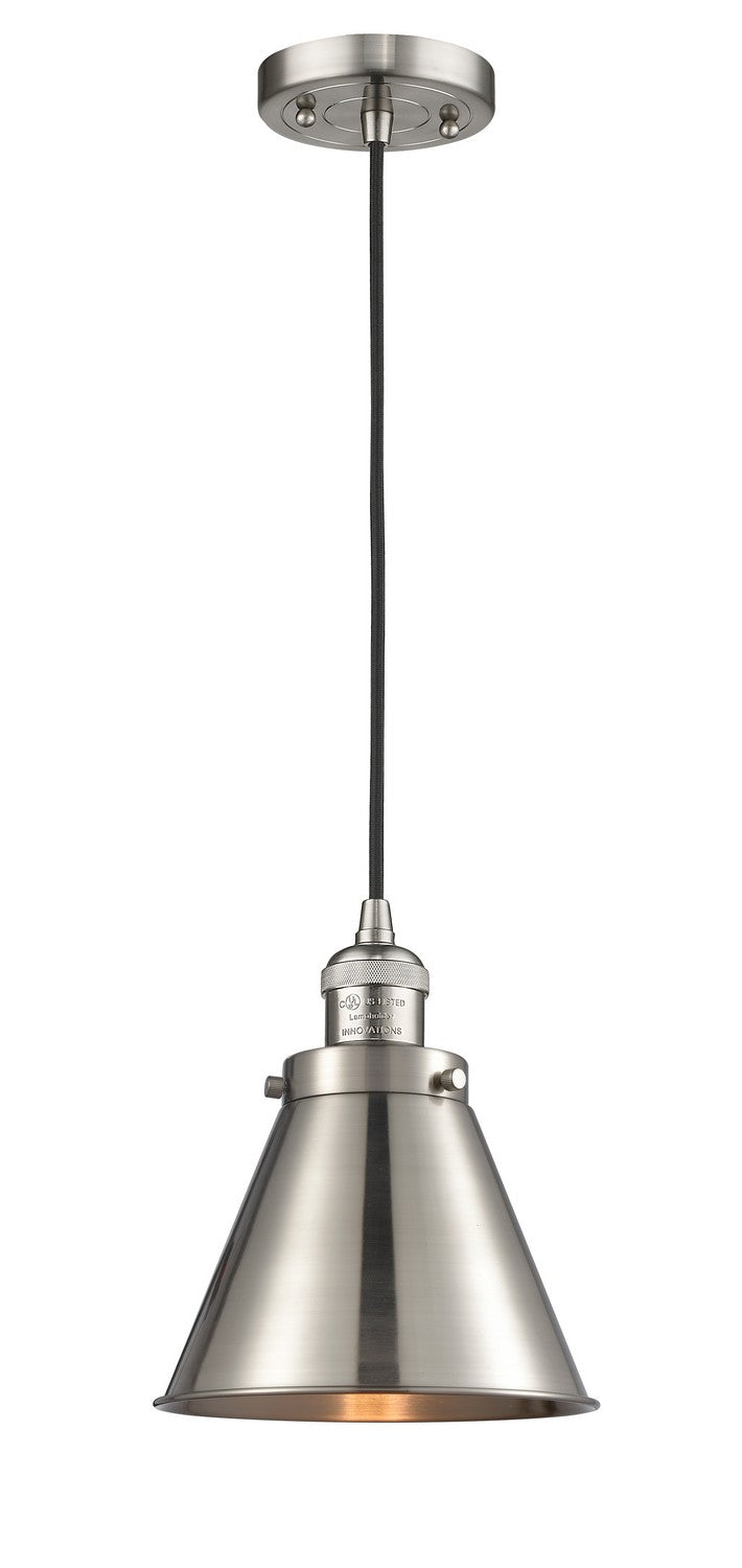 Innovations 201C-SN-M13-SN-LED LED Mini Pendant, Brushed Satin Nickel