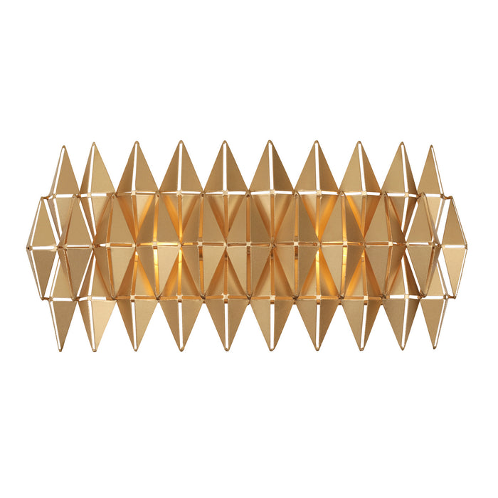 Varaluz 342B02FG Two Light Bath, French Gold