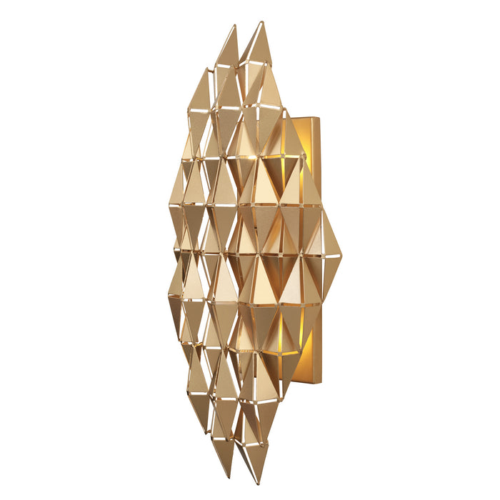 Varaluz 342W02FG Two Light Wall Sconce, French Gold