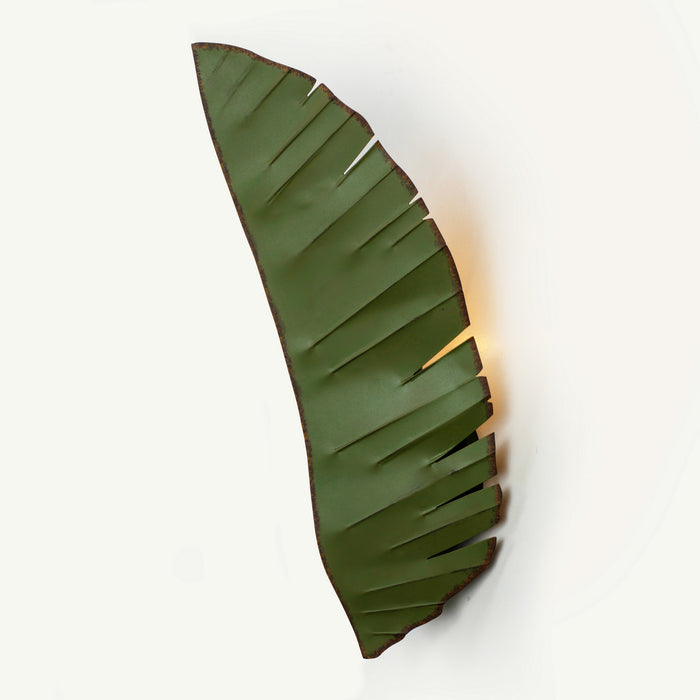 Varaluz 901K03 Three Light Wall Sconce, Banana Leaf