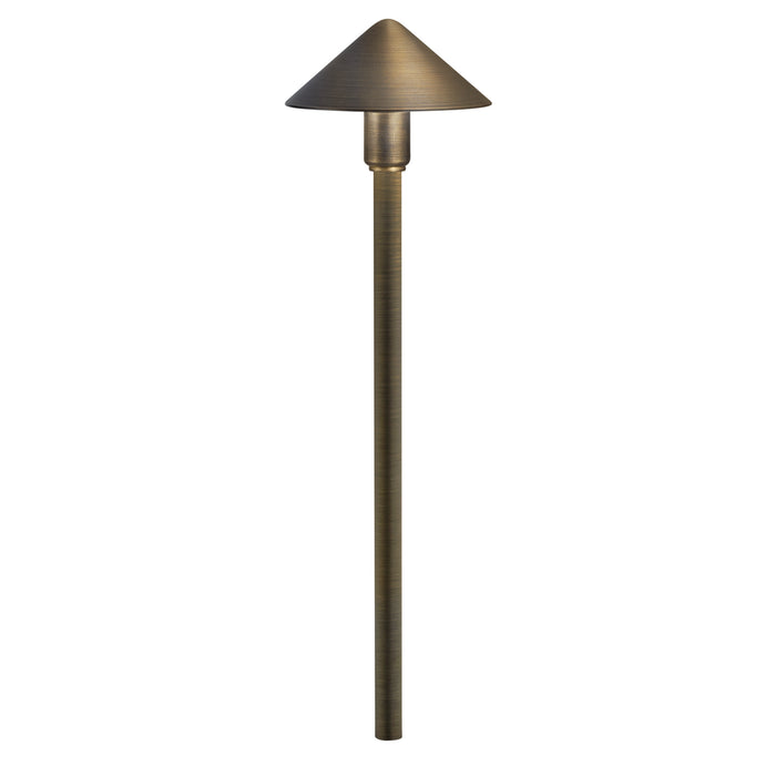 Kichler 16120CBR27 LED Path Light, Centennial Brass