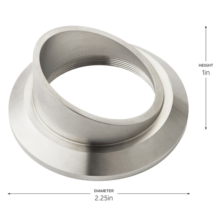 Kichler 16142SS Mini All-Purpose Cowl Accessory, Stainless Steel
