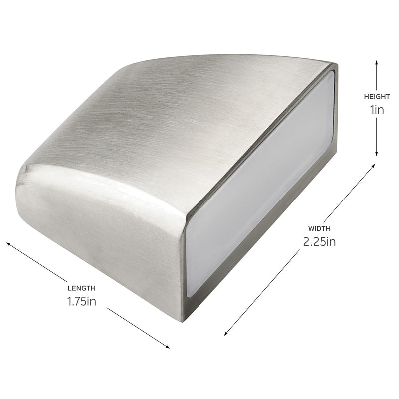 Kichler 16143SS Mini All-Purpose Side Fire Accessory, Stainless Steel