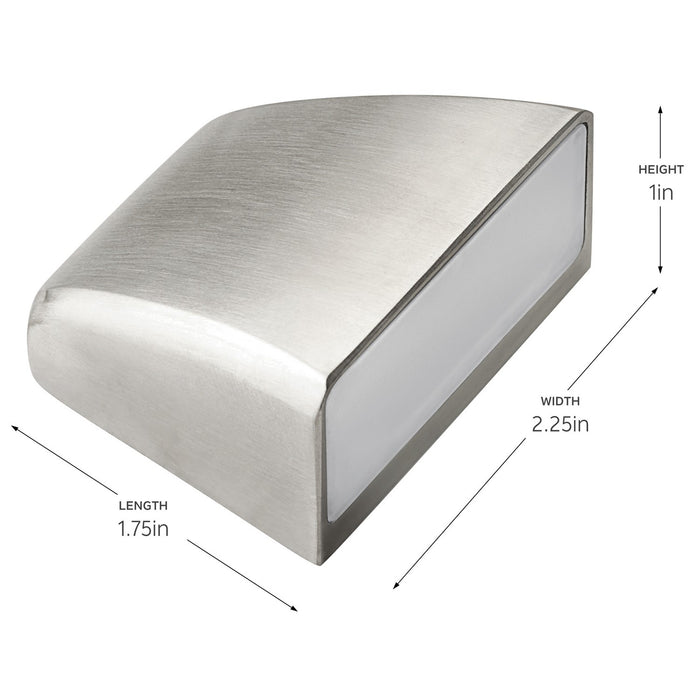 Kichler 16143SS Mini All-Purpose Side Fire Accessory, Stainless Steel