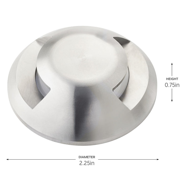 Kichler 16144SS Mini All-Purpose 2Way Top Acc, Stainless Steel