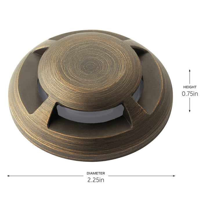 Kichler 16145CBR Mini All-Purpose 4Way Top Acc, Centennial Brass