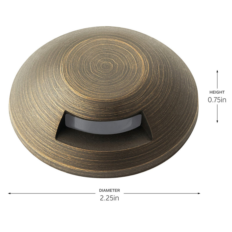 Kichler 16148CBR Mini All-Purpose 1Way Top Acc, Centennial Brass