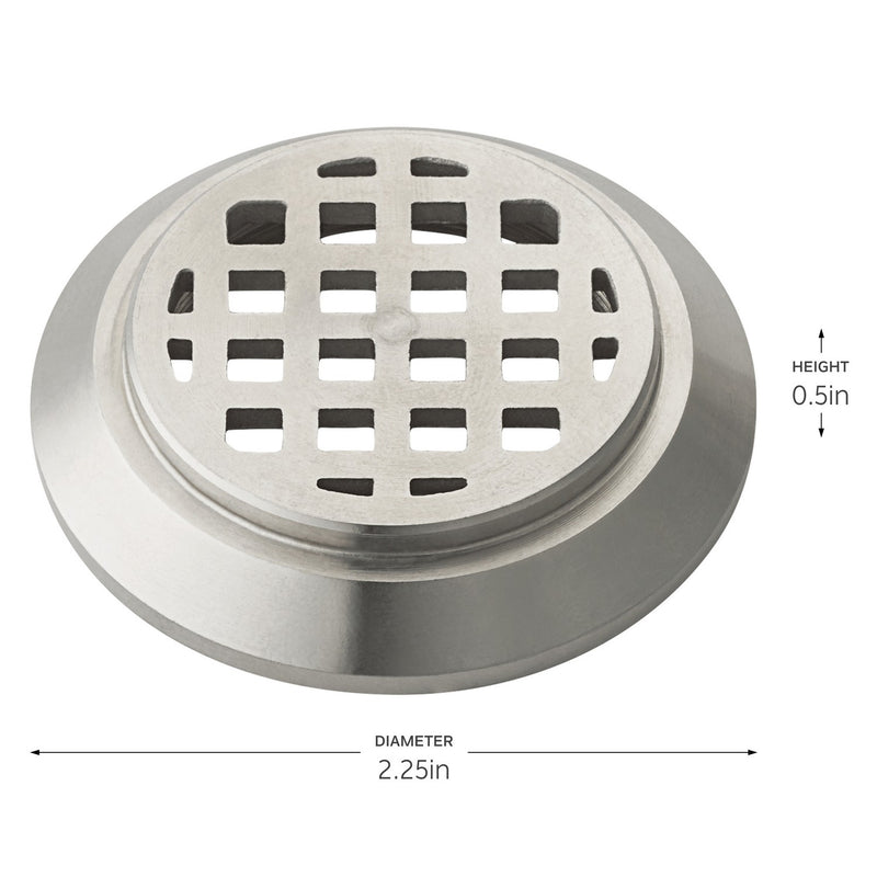 Kichler 16149SS Mini All-Purpose Honeycomb Louver, Stainless Steel