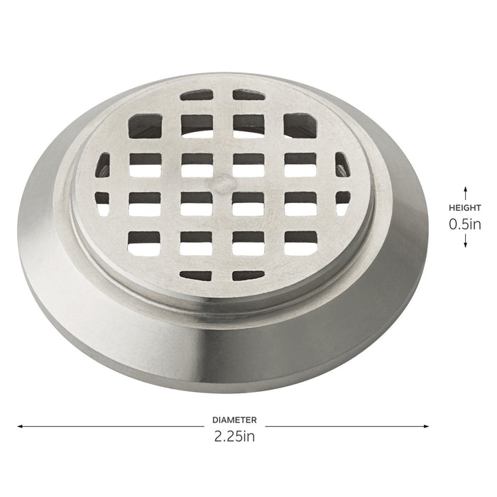 Kichler 16149SS Mini All-Purpose Honeycomb Louver, Stainless Steel