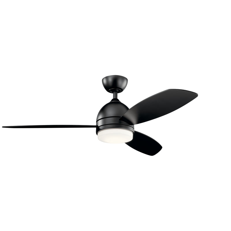 Kichler 330002SBK 52" Ceiling Fan, Satin Black
