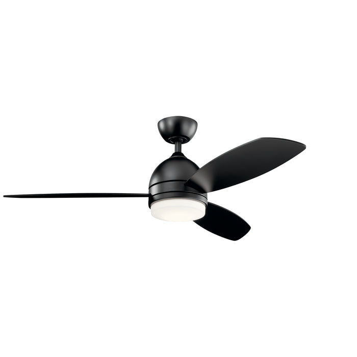 Kichler 330002SBK 52" Ceiling Fan, Satin Black