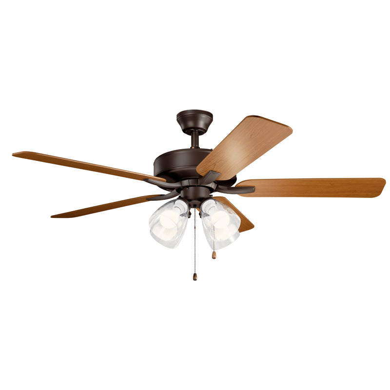 Kichler 330016SNBS 52" Ceiling Fan, Satin Natural Bronze