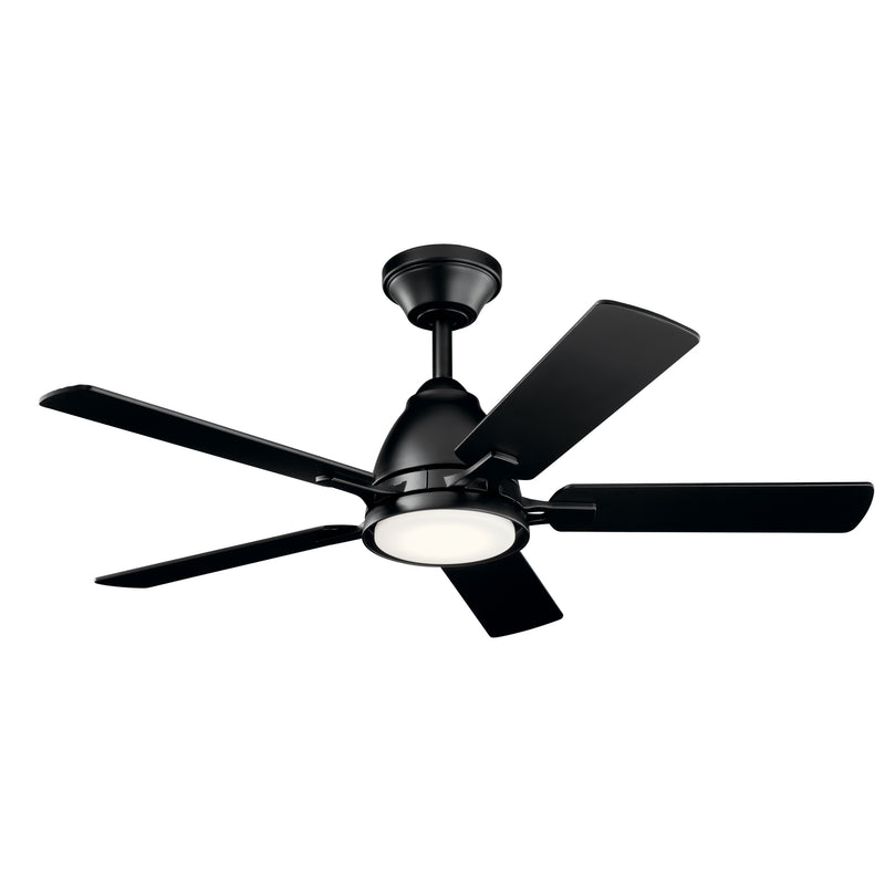 Kichler 330090SBK 44" Ceiling Fan, Satin Black