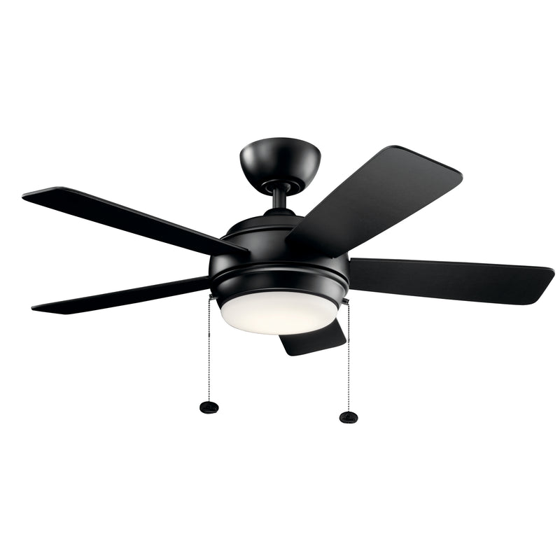 Kichler 330171SBK 42" Ceiling Fan, Satin Black