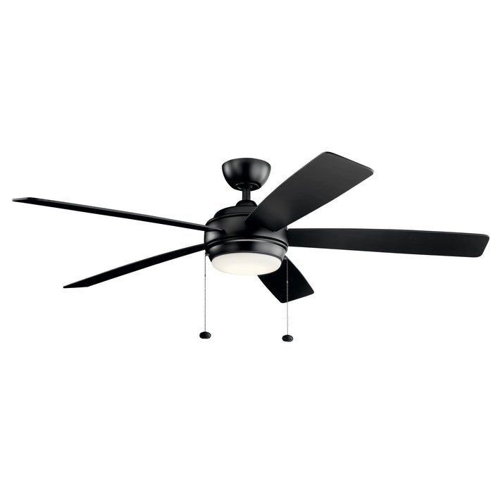 Kichler 330180SBK 60" Ceiling Fan, Satin Black