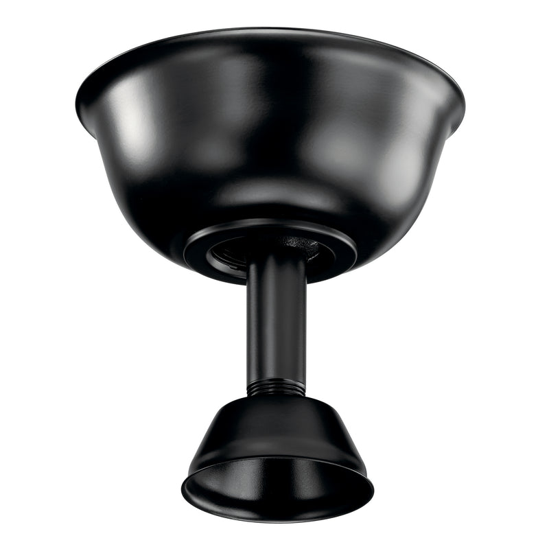 Kichler 337033SBK Down Rod Hanger System, Satin Black