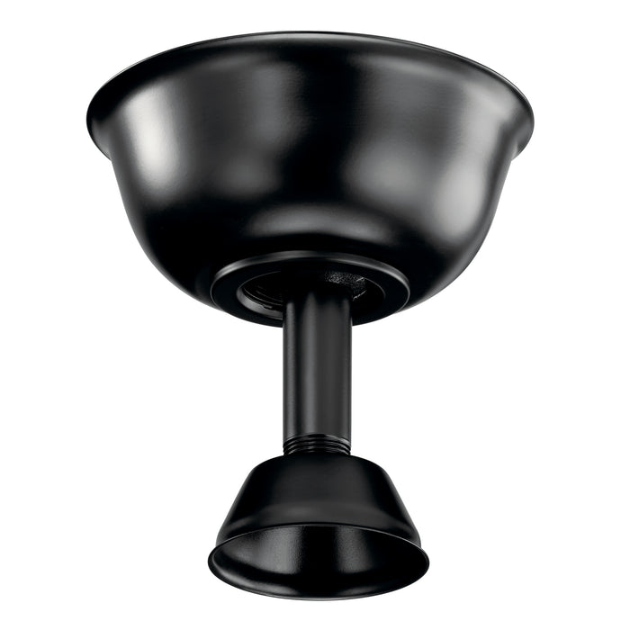 Kichler 337033SBK Down Rod Hanger System, Satin Black