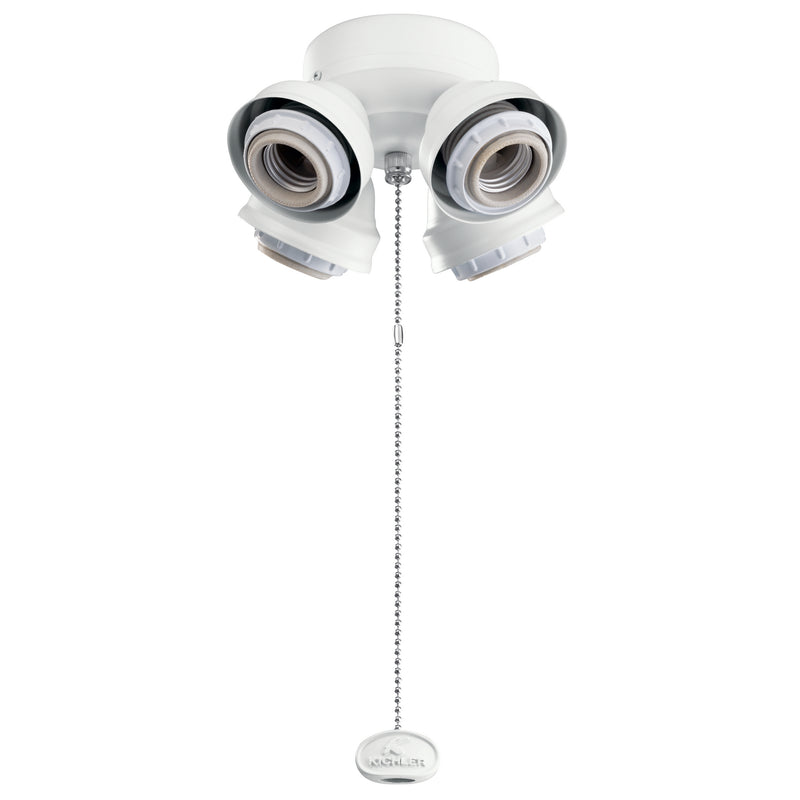 Kichler 350210MWH LED Fan Fitter, Matte White
