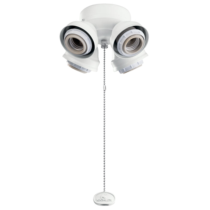 Kichler 350210MWH LED Fan Fitter, Matte White