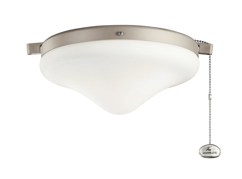 Kichler 380010ANS LED Fan Light Kit, Antique Satin Silver