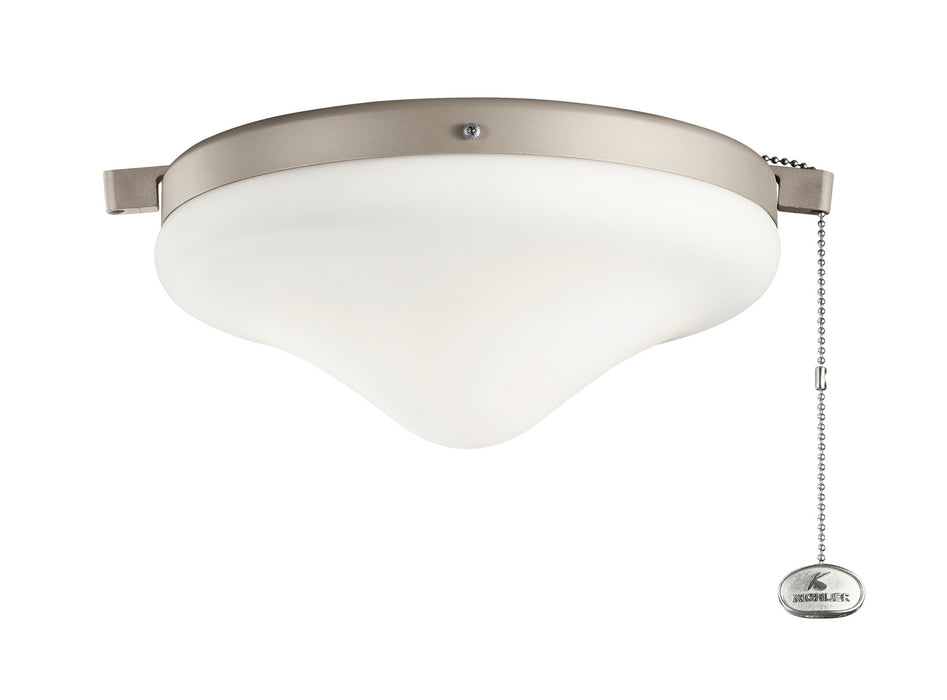 Kichler 380010ANS LED Fan Light Kit, Antique Satin Silver