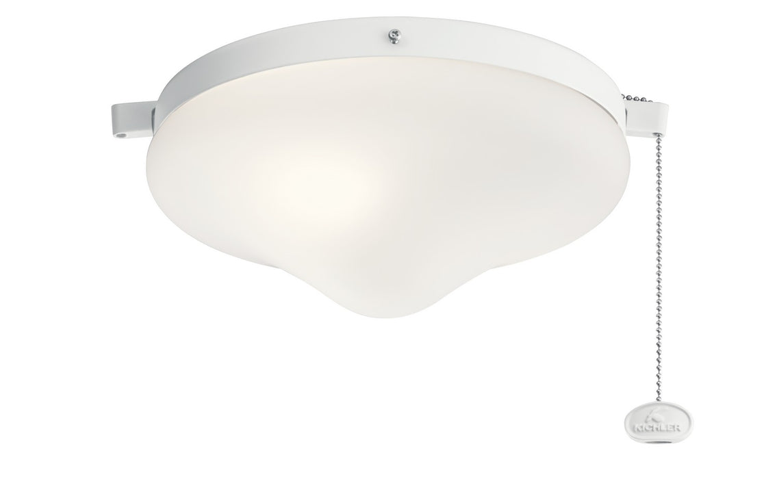 Kichler 380010MWH LED Fan Light Kit, Matte White