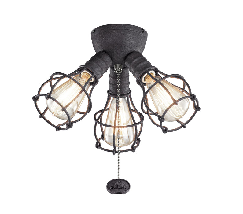 Kichler 380041DBK LED Fan Light Kit, Distressed Black