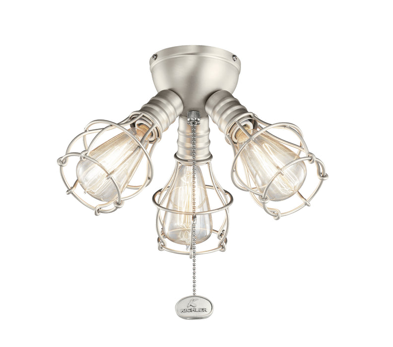 Kichler 380041NI LED Fan Light Kit, Brushed Nickel