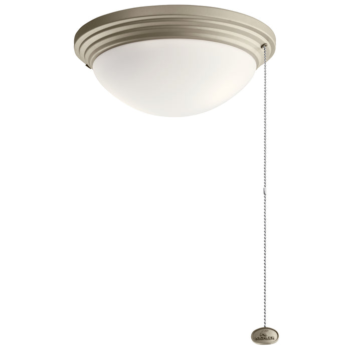 Kichler 380912ANS LED Fan Light Kit, Antique Satin Silver