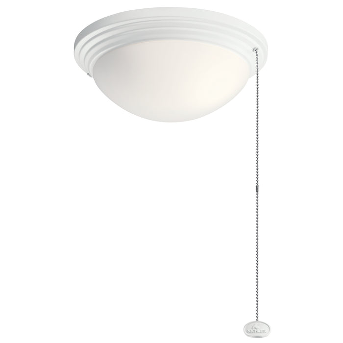 Kichler 380912MWH LED Fan Light Kit, Matte White