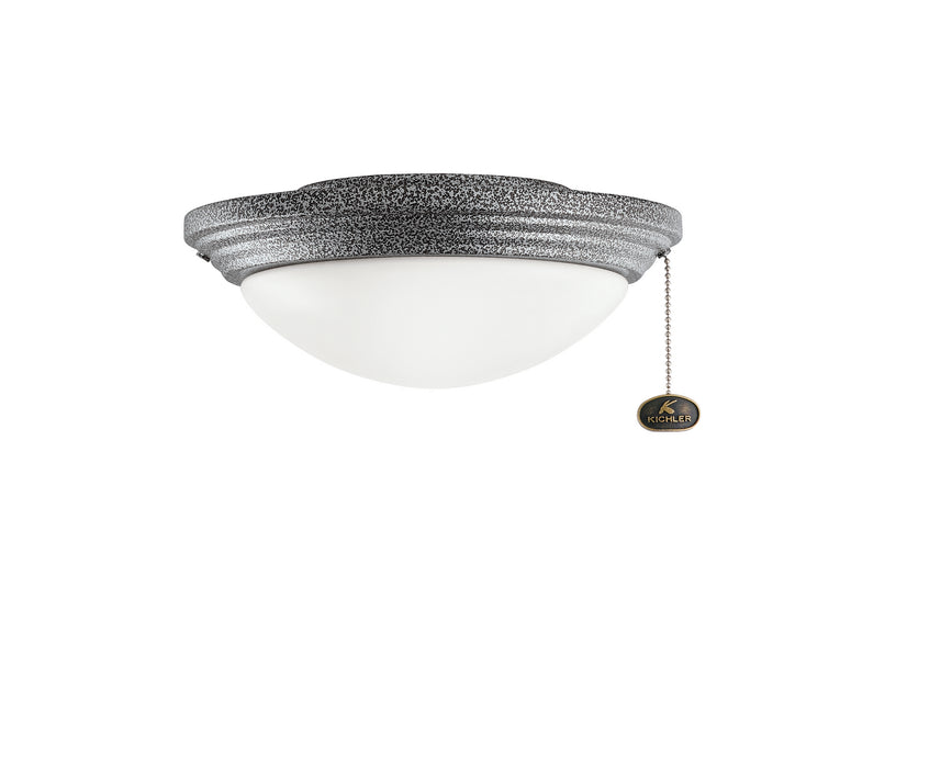 Kichler 380912WSP LED Fan Light Kit, Weathered Steel Powder Coat