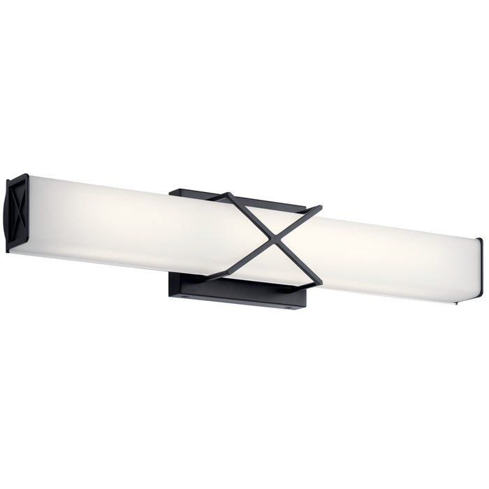 Kichler 45657MBKLED LED Linear Bath, Matte Black
