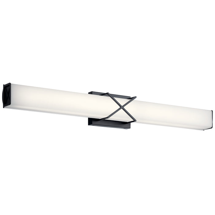Kichler 45658MBKLED LED Linear Bath, Matte Black