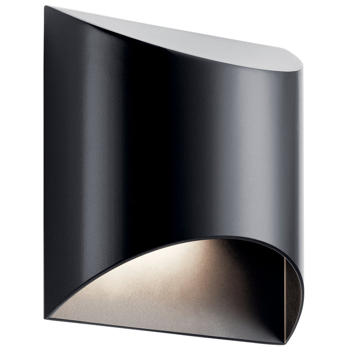 Kichler 49278BKLED LED Outdoor Wall Mount, Black