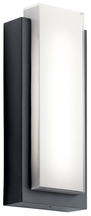 Kichler 49557BKLED LED Outdoor Wall Mount, Black
