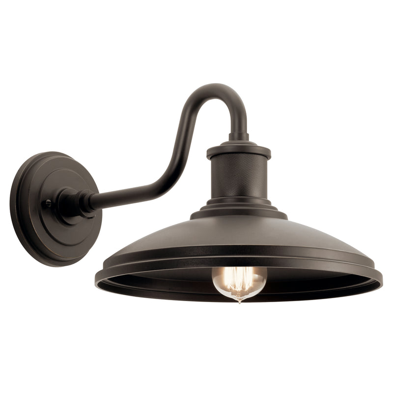 Kichler 49980OZ One Light Outdoor Wall Mount, Olde Bronze