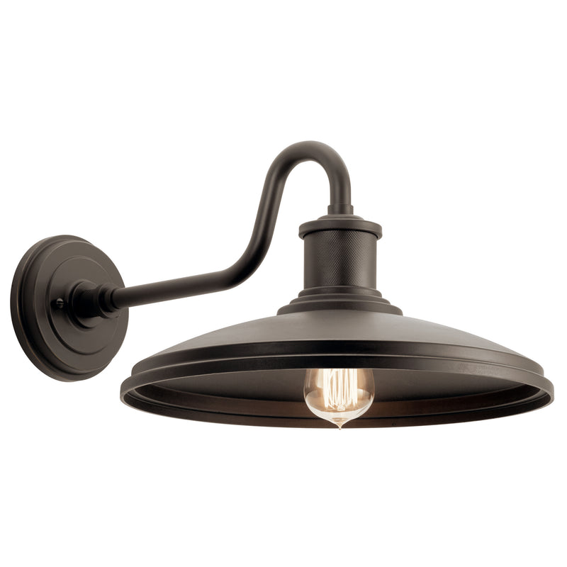 Kichler 49981OZ One Light Outdoor Wall Mount, Olde Bronze