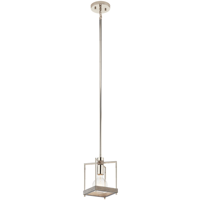 Kichler 52093DAG One Light Pendant, Distressed Antique Gray