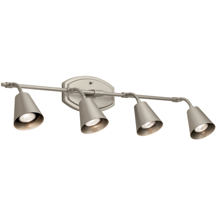 Kichler 52129SN Four Light Rail Light, Satin Nickel