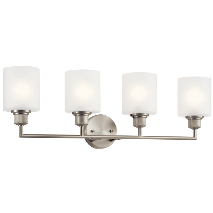 Kichler 55048NI Four Light Bath, Brushed Nickel